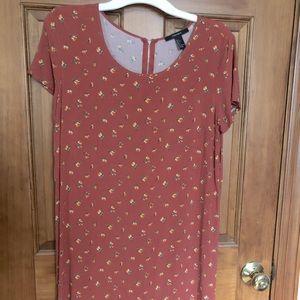 Floral Mini T-Shirt Dress